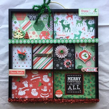 Christmas-themed Painters Tray