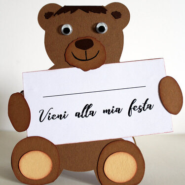 Invitation Teddy Bear