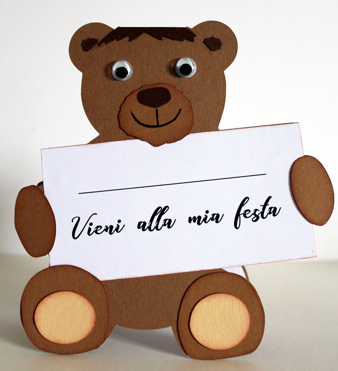 Invitation Teddy Bear