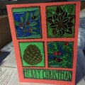 Christmas 2017 variation on embossing folders