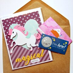 Magical Birthday - Unicorn Card