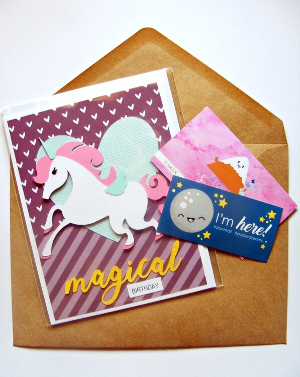 Magical Birthday - Unicorn Card