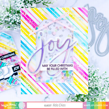 Joy Filled Shaker Card