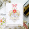Elegant Floral Ornament Shaker Cards