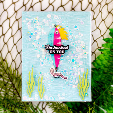 Hooked on You Interactive Shaker/Slider Card