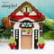 Front Porch Holiday Shaped Card