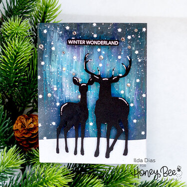 Winter Wonderland Northern Lights Card 