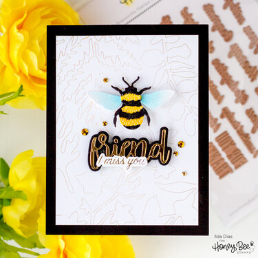 I Miss You Bee Friendship Card