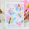 Bunch of Butterflies Thank you Card