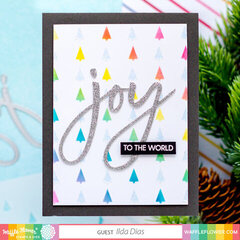 Joy to the World Rainbow Card