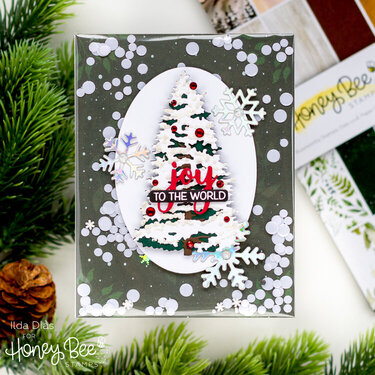 Christmas Tree Shaker Card