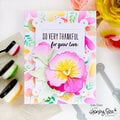 Thankful Pansy Love Friendship Card