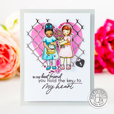Best Friend, You Hold a Key to my Heart Card 