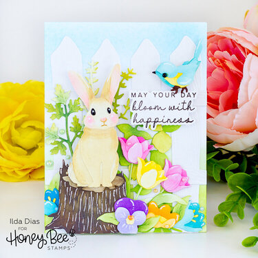 Spring Bloom Scene Card