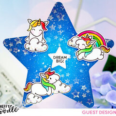 Star Shaped Unicorn Dream Card