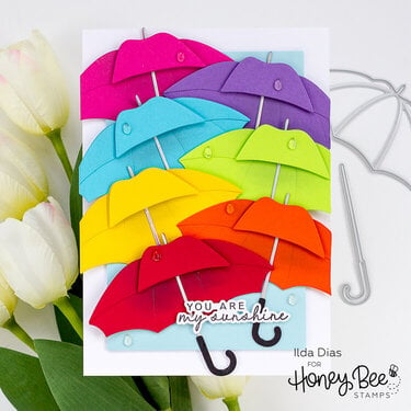 European Inspired Umbrella Canopy Card