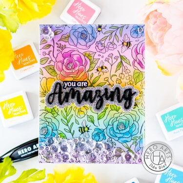 You Are Amazing Frameless Shaker Card