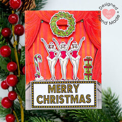 Rockettes-Inspired Christmas Card
