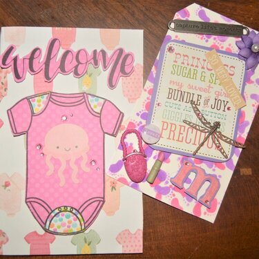Welcome Baby Card and Tag