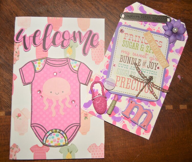 Welcome Baby Card and Tag