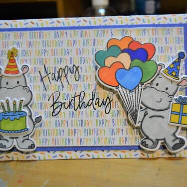 Birthday Hippos