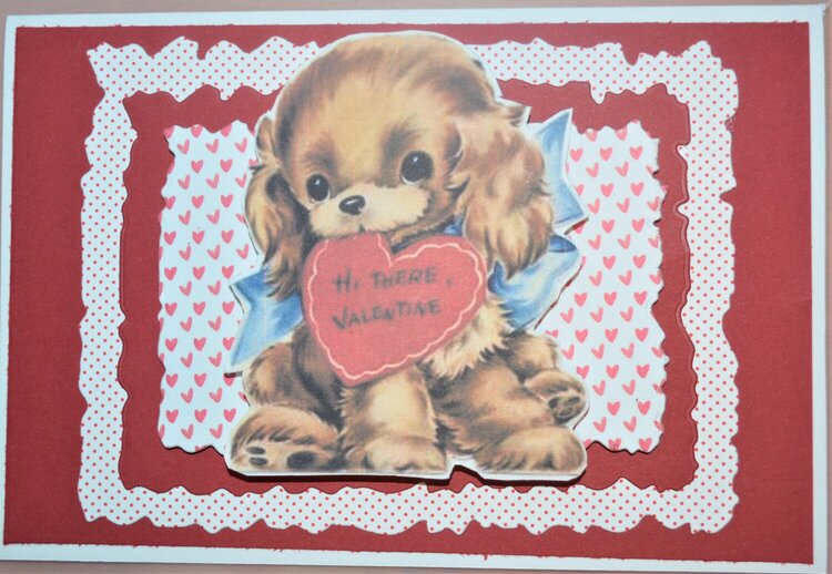 Puppy Valentine Card