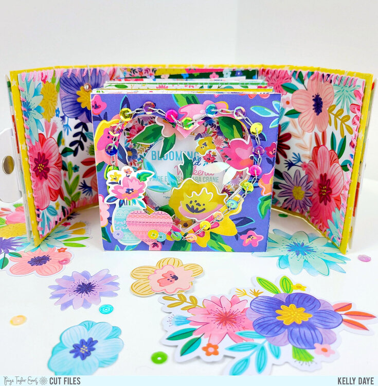 Blooming Wild Mini Album for Paige Evans iNSD Celebration 2023