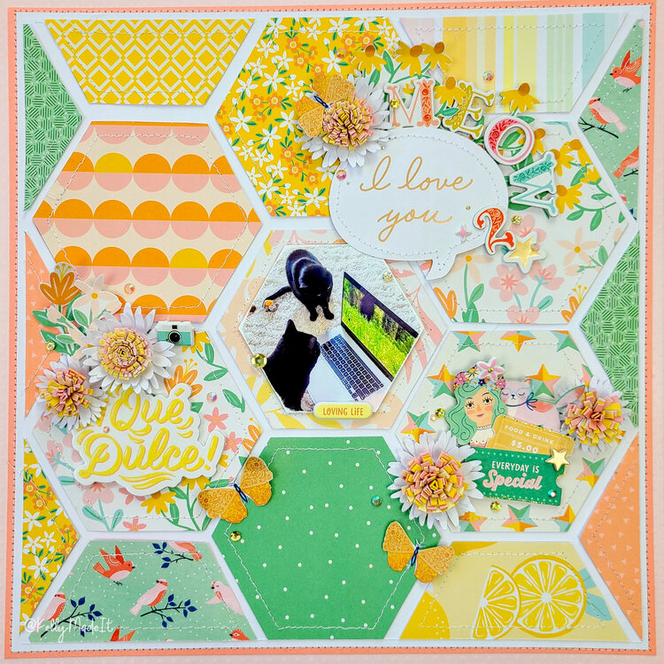 Virtual Layout Class by Paige Taylor Evans - Hexagon Layout