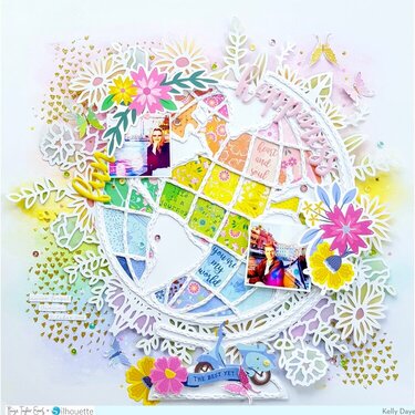 Fun and Happiness Floral Globe