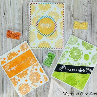 Citrus themed cards