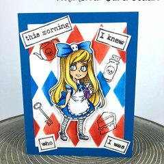 Alice In Wonderland Card