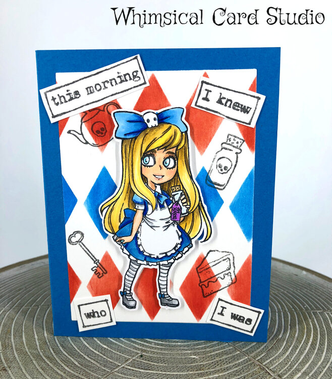 Alice In Wonderland Card