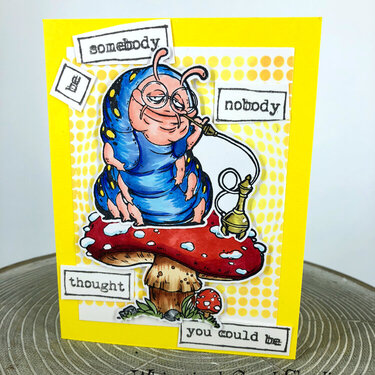Caterpillar - Alice in Wonderland card