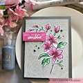 Easy Copic Flowers Mother's Day Card