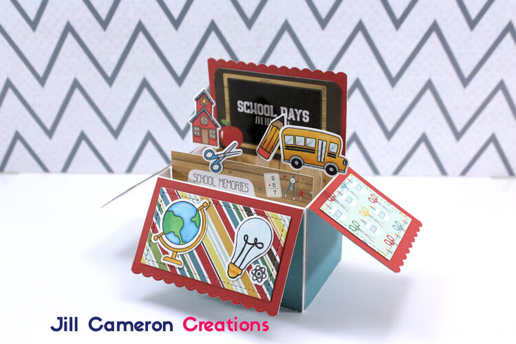 Back to School Pop-Up Box Card with Echo Park