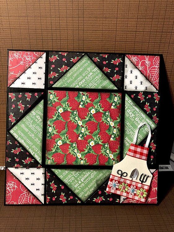 Quilted Calendar Using Authentique Cheerful