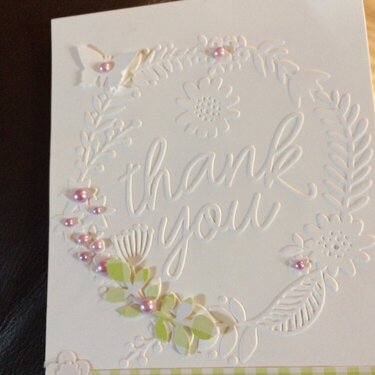 Thank you card by Julie Atwood
