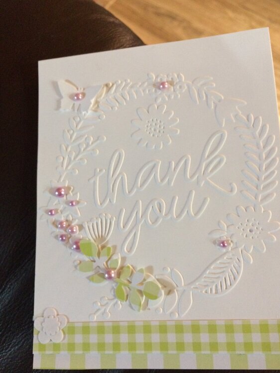 Thank you card by Julie Atwood