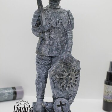 Mixed Media Altered Medieval Knight with Lindy&#039;s Gang
