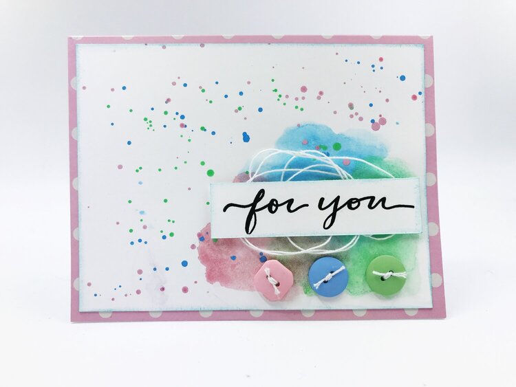 &quot;For You&quot; Button Card