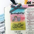 "Handcrafted by God" Bible Journaling Page