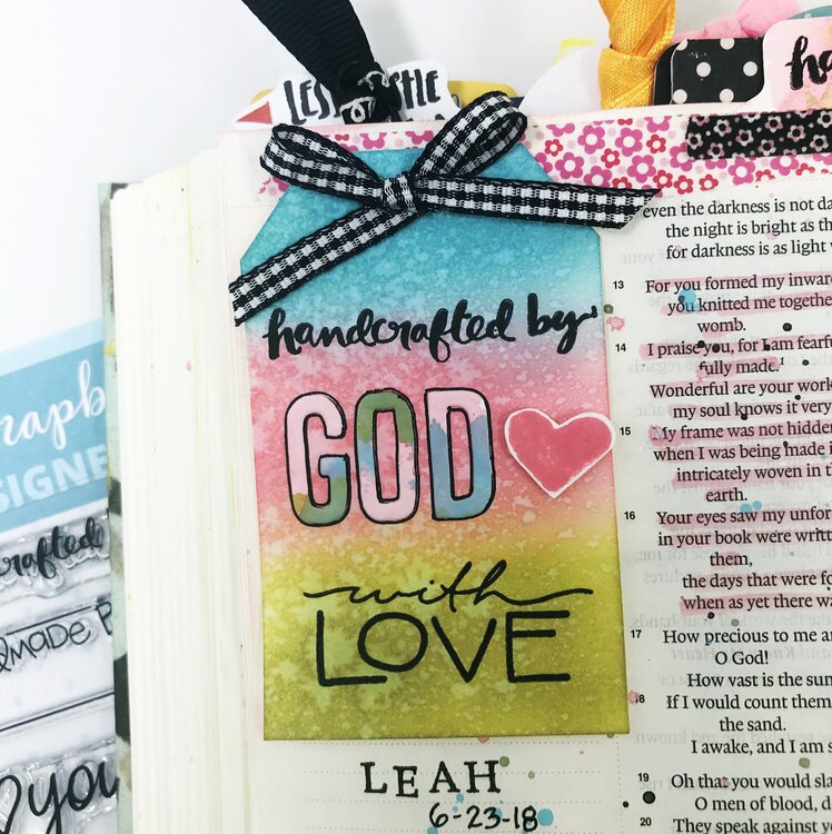 &quot;Handcrafted by God&quot; Bible Journaling Page