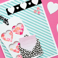 Love Letter Shaker Tag Card