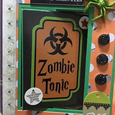 Zombie Tonic Lever Card