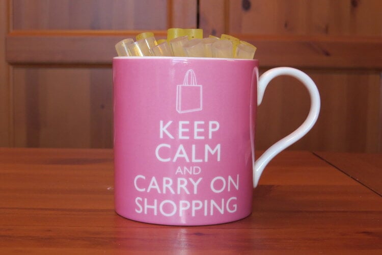 Keep Calm and Carry On Shopping