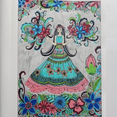 Coloring Page (Belles &amp; Blossoms)