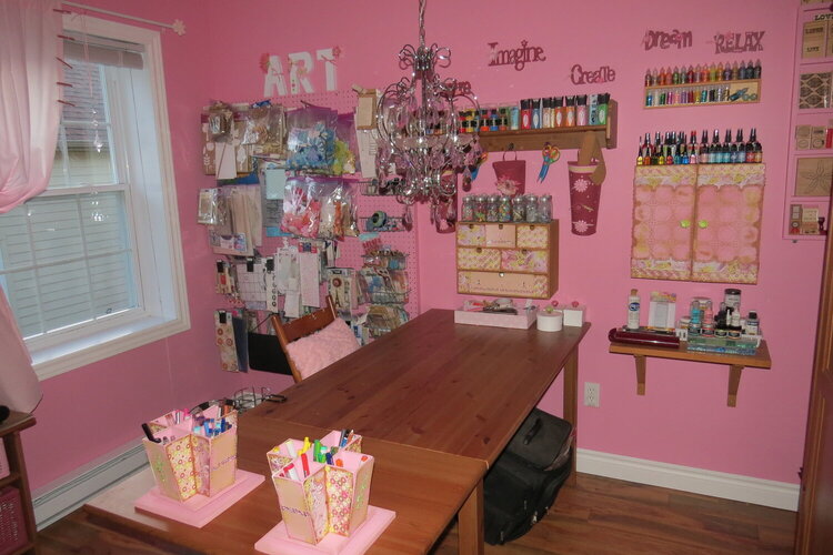 My Pink Scraproom Studio