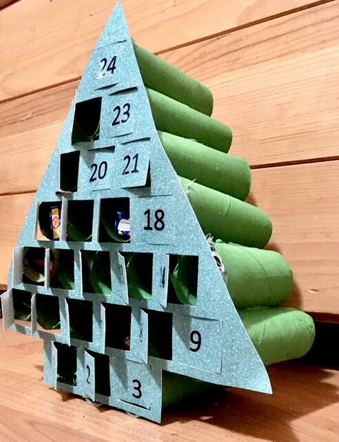 3D Advent Tree Calendar