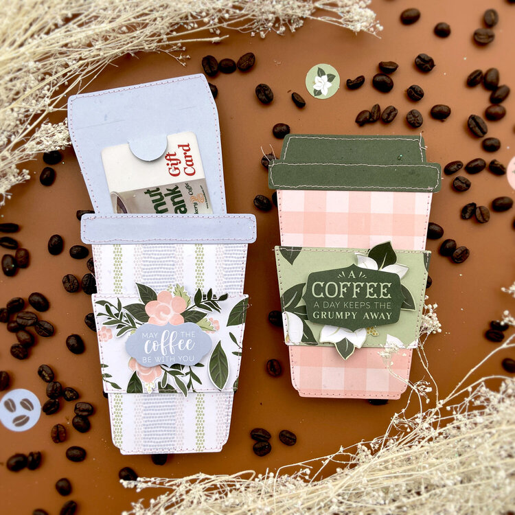 Coffee Cup Gift Card Holders