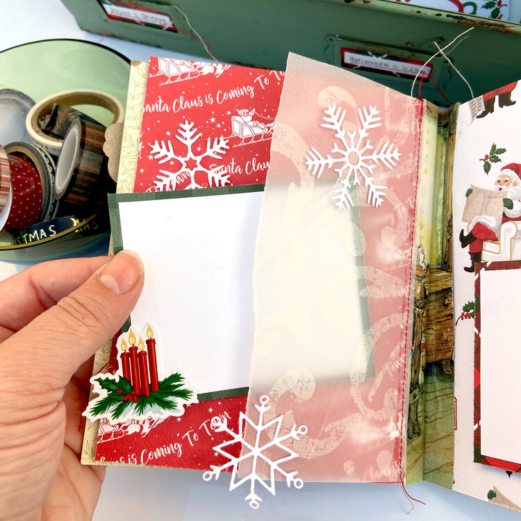 Christmas 2020 Little Golden Altered Book - Carta Bella Dear Santa